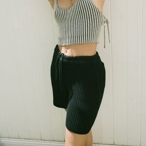Kordal handmade alpaca + Pima knit shorts